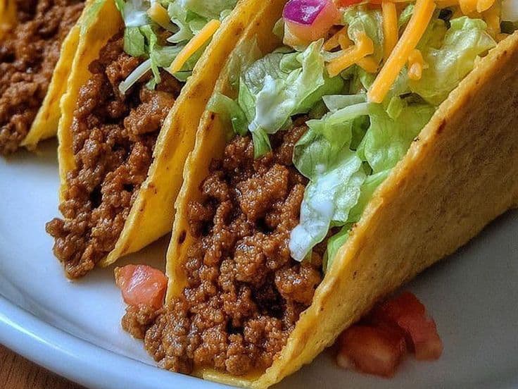 Beef & Sriracha Tacos