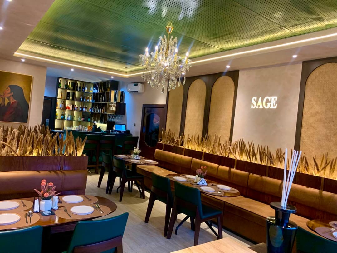 The dining room at Sage