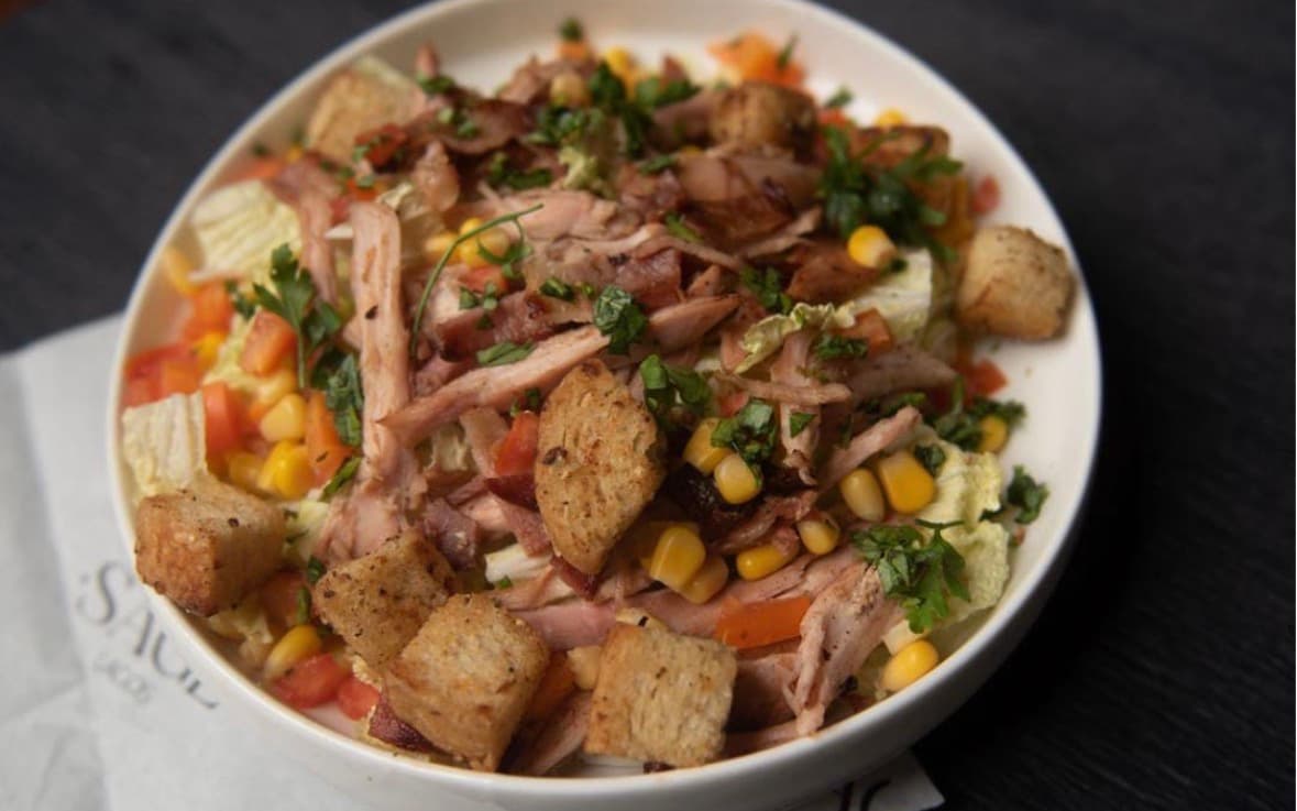 Smoked chicken & turkey salad